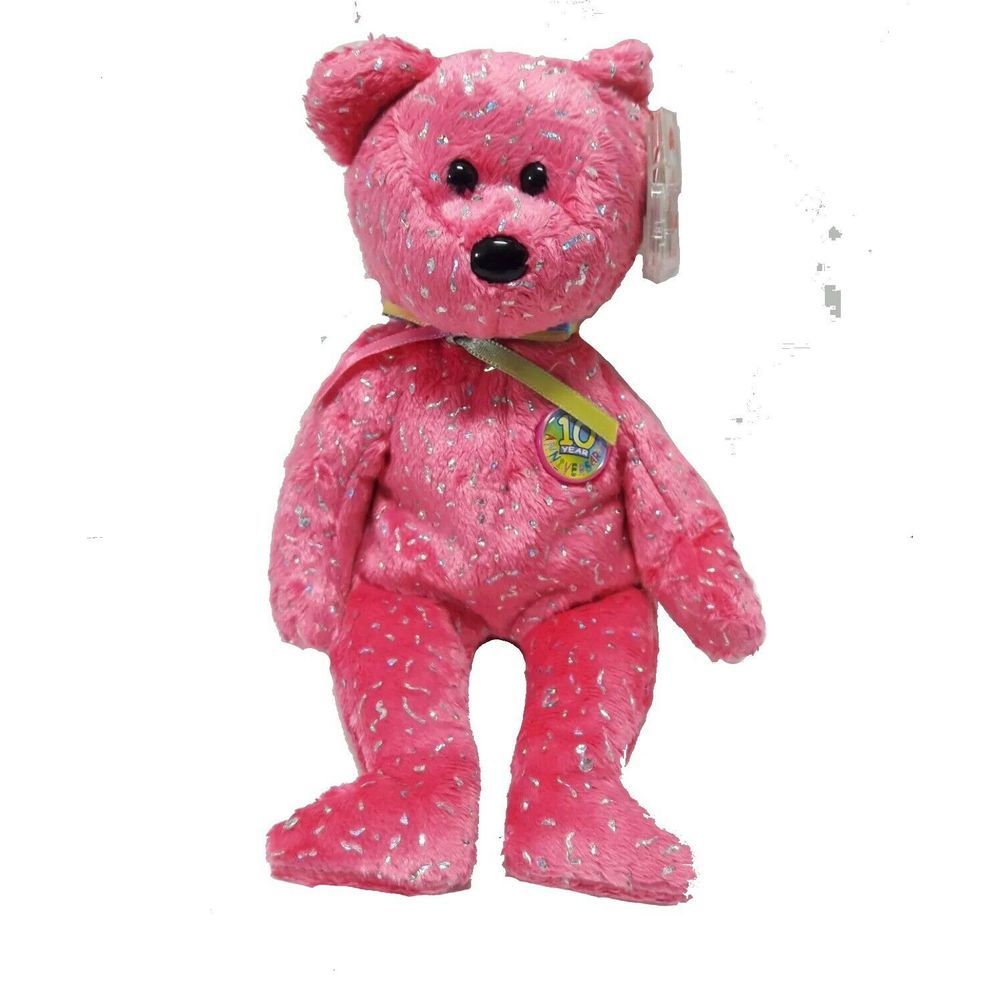 TY Beanie Baby - DECADE the Bear July  G